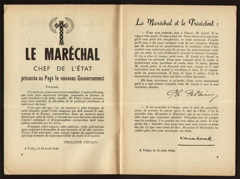 José GERMAIN : Pierre LAVAL, Edition Spéciale Hors-Série NOTRE COMBAT d’Août 1942, livre en tbe, en vente sur www.histoire-memoires.com/notre-combat-laval-1942.htm