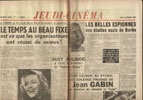 Titre: JEUDI-CINEMA, Journal: 1 ere Année, Nº 1 du Jeudi 03 Octobre 1946, Cinéma : lancement du 1er festival de Cannes, en vente sur www.histoire-memoires.com/journal-jeudi-cinema-premier-festival-de-cannes-1946.htm