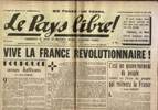 Clémenti Pierre, journal le Pays Libre, 10 mai 1941, hebdomadaire, Organe de presse du Parti Français National Collectiviste en vente sur www.histoire-memoires.com/clementi-le-pays-libre-10-05-1941.htm
